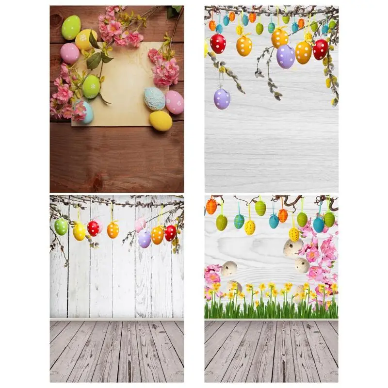 

Easter Eggs Party Photography Backdrops Studio Video Art Cloth Fabric Festival Photo Background Home Party Decoration