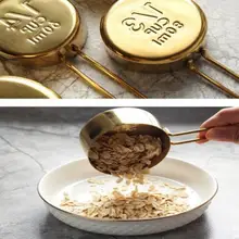 4 шт. набор мерных стаканчиков из нержавеющей стали с медным покрытием, кухонные измерительные инструменты для выпечки, кофе, чая, кондитерских изделий, кухонные инструменты для приготовления пищи тоже