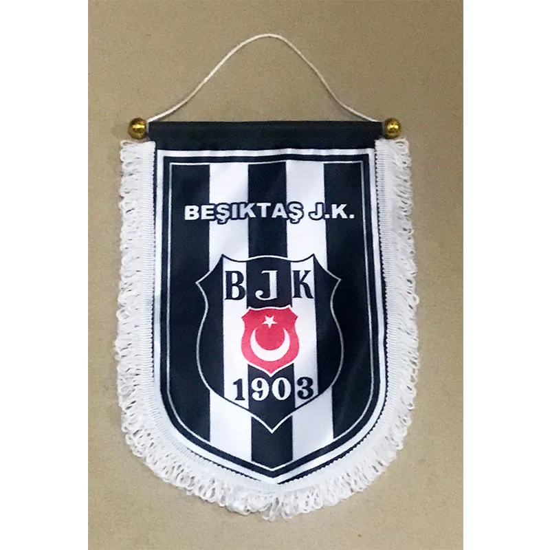 

Turkey Besiktas FK 30cm*20cm Size Double Sides Christmas Decorations for Home Hanging Flag Banner Gifts