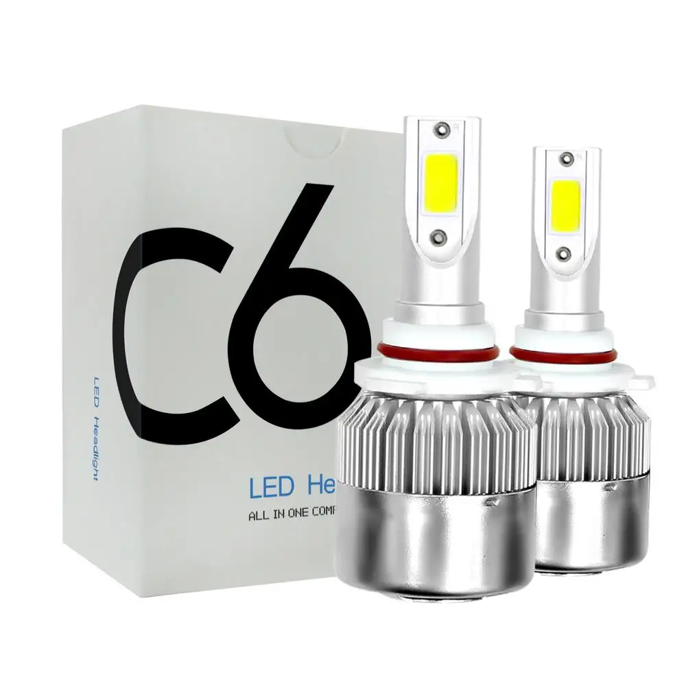 

1pcs Universal High Power LED Car Headlights Auto Waterproof Headlamp Bulbs H1 H3 H7 H8 H9 H11 880 881 9005 9006 6000K Led Light