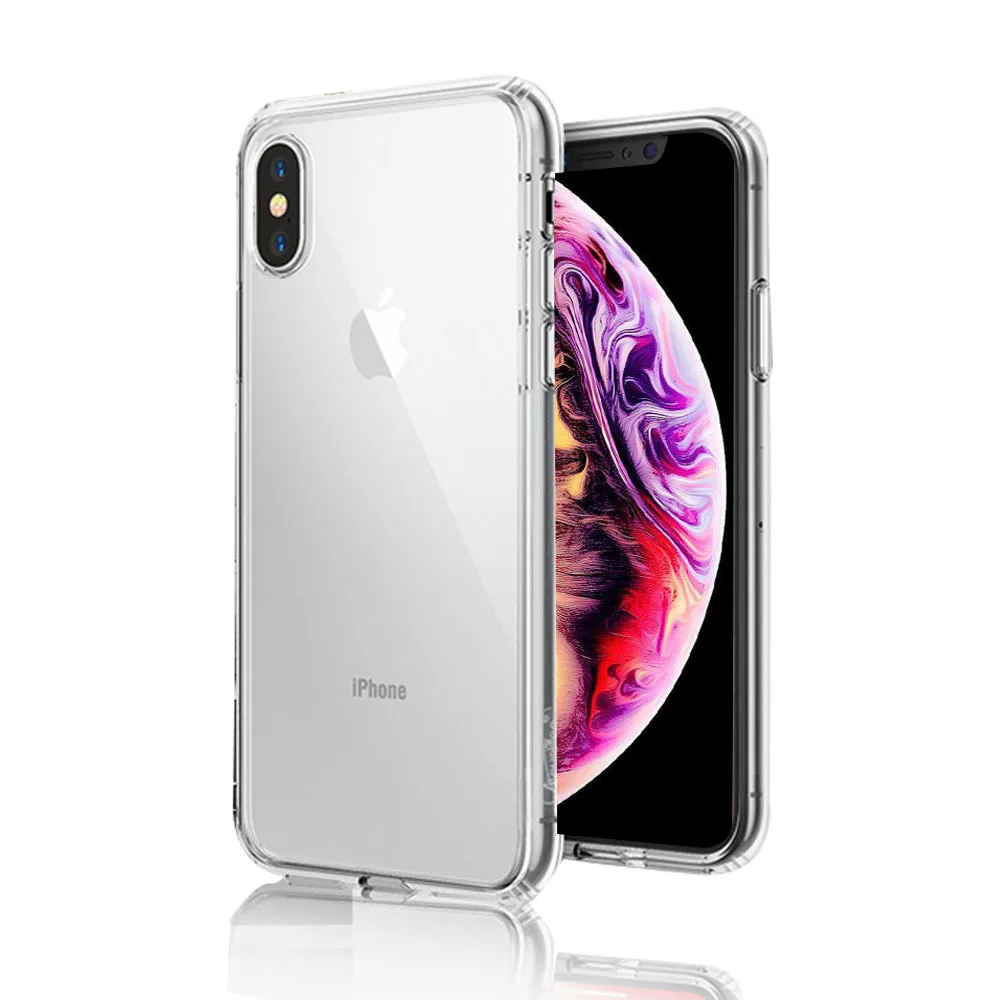 Новый стиль прозрачная задняя крышка из закаленного стекла для iPhone XR Xs Max i6 i7 i8 Plus