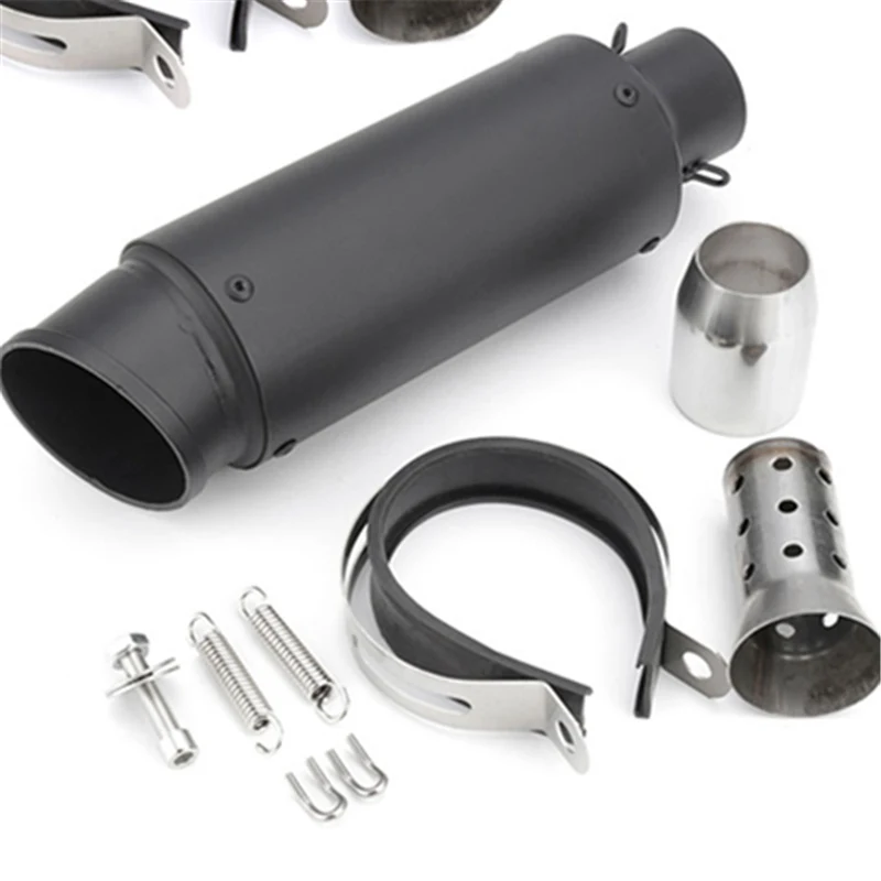 

Universal Inlet 61mm Motorcycle Exhaust Pipe Muffler Stainless Steel SC GP Racing Project Exhaust Mufflers Exhaust Pipe
