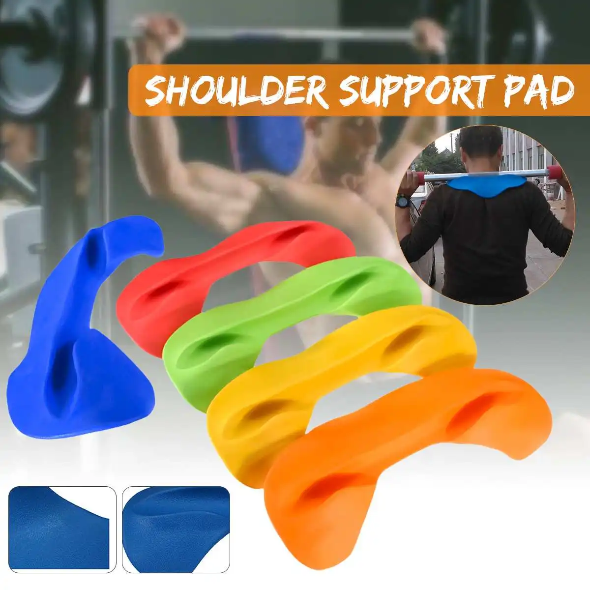 

Barbell Squat Pad Weight Lifting Cushioned Neck & Shoulder Protective Pad for Squat Fitness Weight Lifting Training GYM