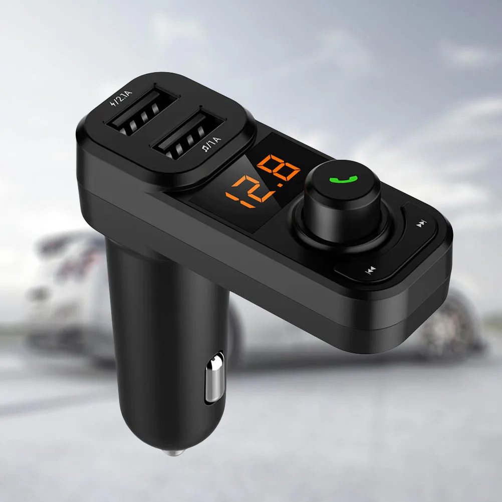 Беспроводной Bluetooth Автомобильный MP3 плеер FM передатчик Радио с 2 портами (стандарт