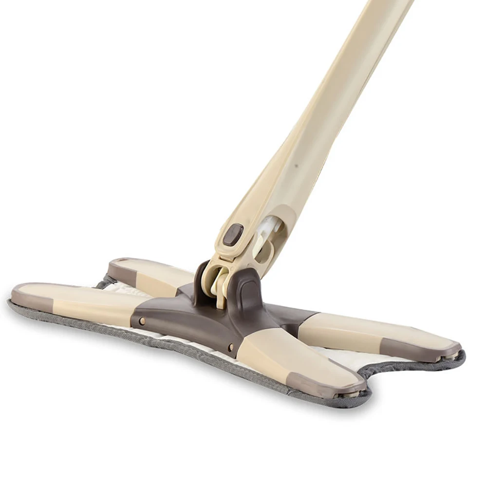 

Hand-Free Wash Floor Mop Manual Extrusion X-Type Microfiber Flat Mops Self Wringing Microfiber Flat Mop Household Cleaning Tools