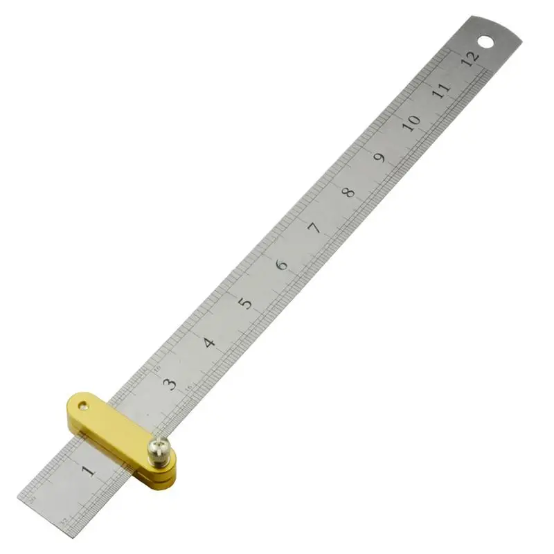 

Steel Ruler Locator Mark Scraper Woodwork Designing Machine Scribe Woodworking Tool