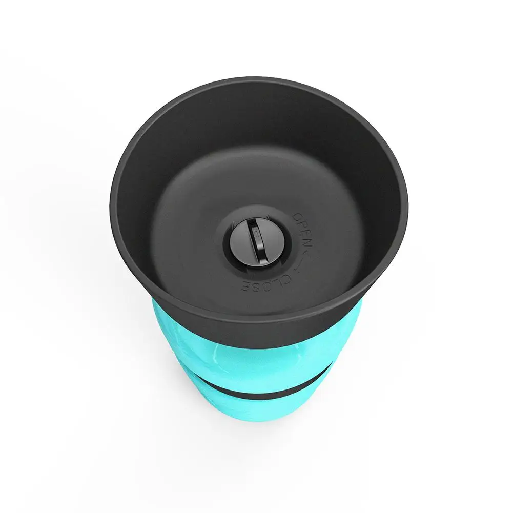 2 In 1 Portable Pet Travel Kettle Sports Squeeze Type Large Capacity Water Bottle No Water Leakage No Waste Odor-free