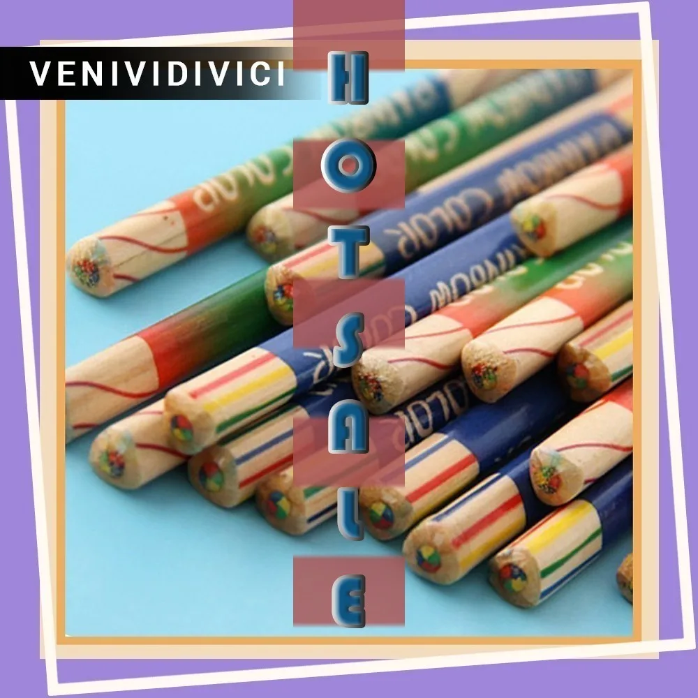 

Best 120 four-color core Colouring pencils creative beautiful painted triangle core children color