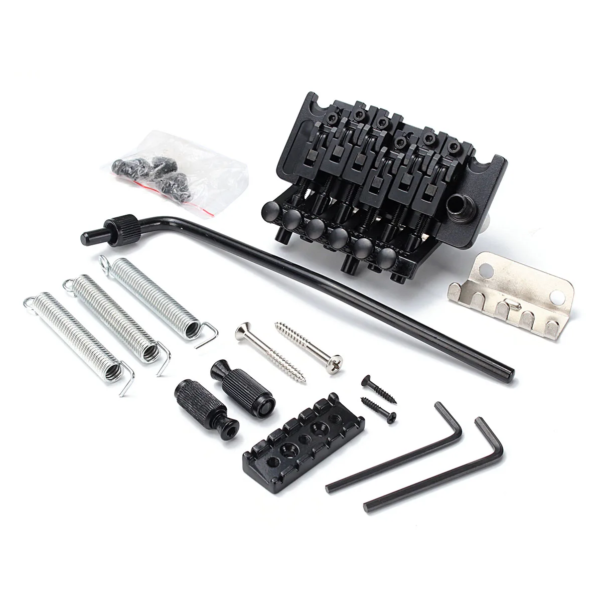

Small duplex tremolo Black for Floyd Rose Lic Tremolo Bridge Double Locking System electric guitar device gold-plating