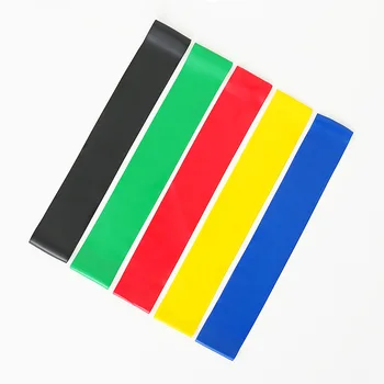 

5pcs/lot Yoga Stretch Strap Squat Motion Annular Elastic Resistance Band Circle Hips Pull Bodybuilding Men Women Fitness A101LQE