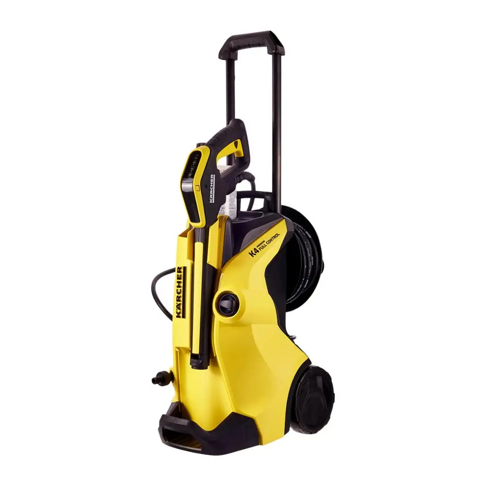 Karcher K4 1800 Вт моющий аппарат под давлением домашний Премиум полный очиститель с управлением Регулируемый 6 м для сада двора домик на колесах желтый