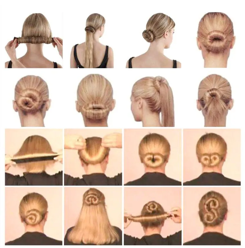 Аксессуары для волос синтетический парик пончики бутон повязка на голову мяч