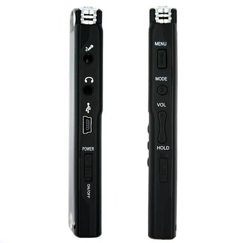 8G/16G/32G قابلة للشحن قلم تسجيل VAR/نظام VOR الصوت الرقمي مسجل صوتي الإملاء الهاتف MP3 لاعب