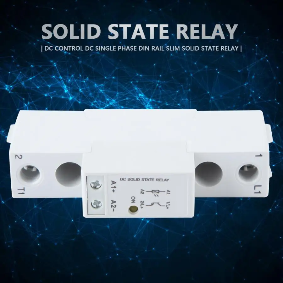 

solid state relay SMD60025 DC Control DC Single Phase DIN Rail Slim Solid State Relay Module & Board ethernet relay