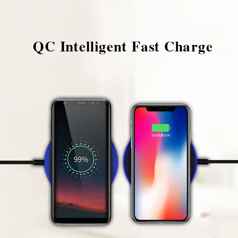Беспроводное зарядное устройство YWEWBJH для Samsung Galaxy S8 S9 Note 9 8 USB Qi беспроводное iPhone XS