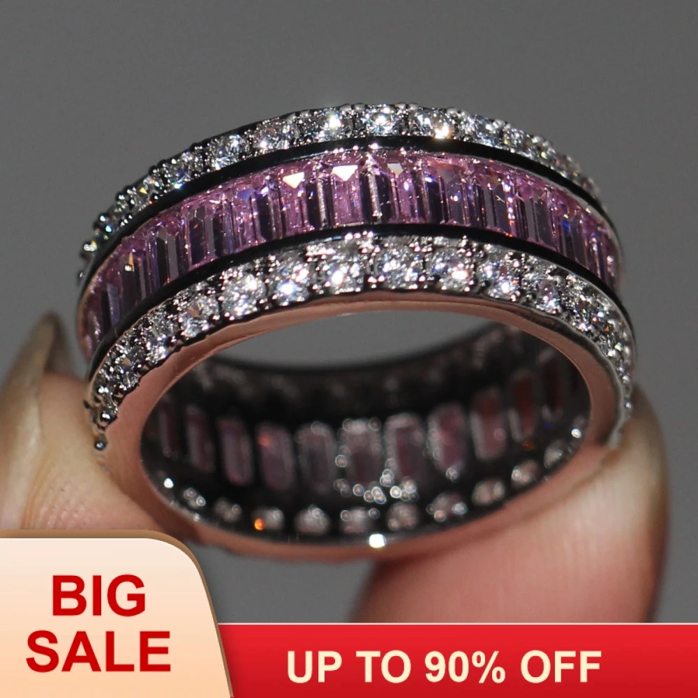 Женское Обручальное кольцо с фианитом из серебра 925 пробы|wedding band ring|band ringengagement ring