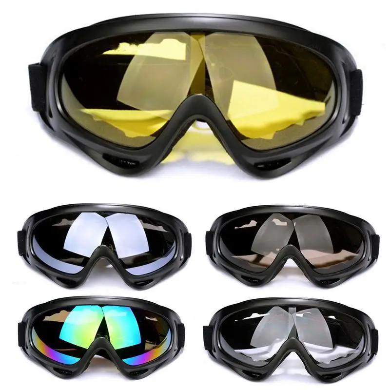 Зимние лыжные очки снежные виды спорта сноуборд Анти-туман снегоход ветрозащитные очки скейт лыжные Солнцезащитные очки