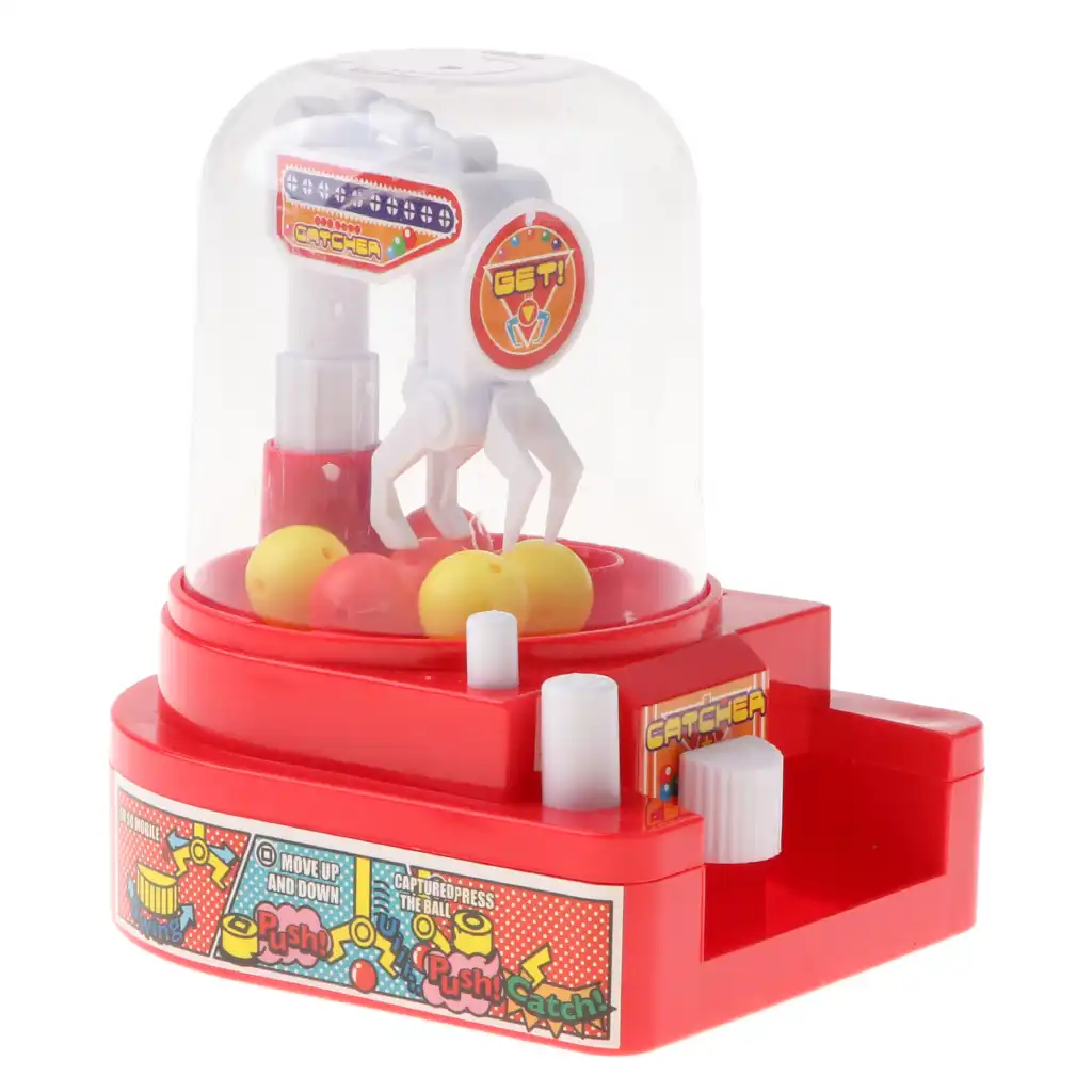 Creative Mini Candy Grabber Machine Toy Claw Crane Ball Catcher Game