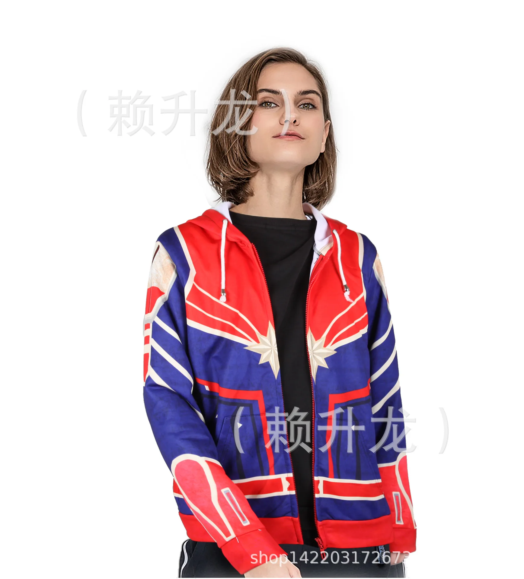 New Avengers Endgame Quantum Realm Sweatshirt Jacket Unisex Advanced Tech Hoodie Cosplay Costumes