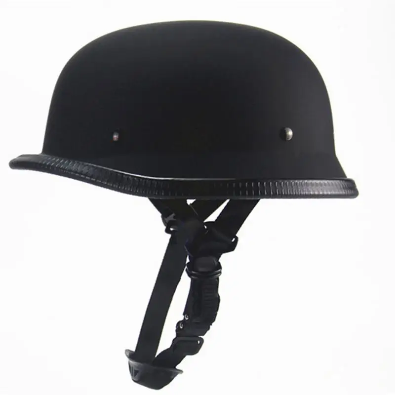 

Motorcycle Half Helmet German Style Retro Foam Buffer Layer Personality Summer Open Face Cruiser Scooter Chopper Accessories