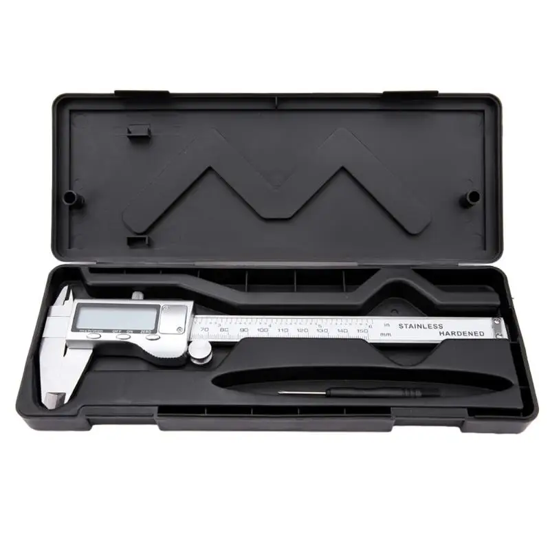 

Metal 6 Inch LCD 150mm Stainless Steel Electronic Digital Vernier Caliper Micrometer Measuring Tool