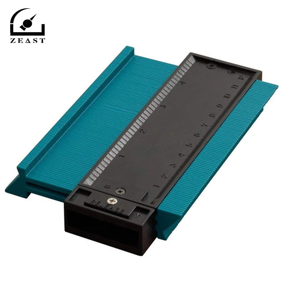 

4 Inch/120 mm Template Curvature Scale Ruler Irregular Contours Gauge Arc Ruler Contours Copy Universal Laminate Profile Gauge