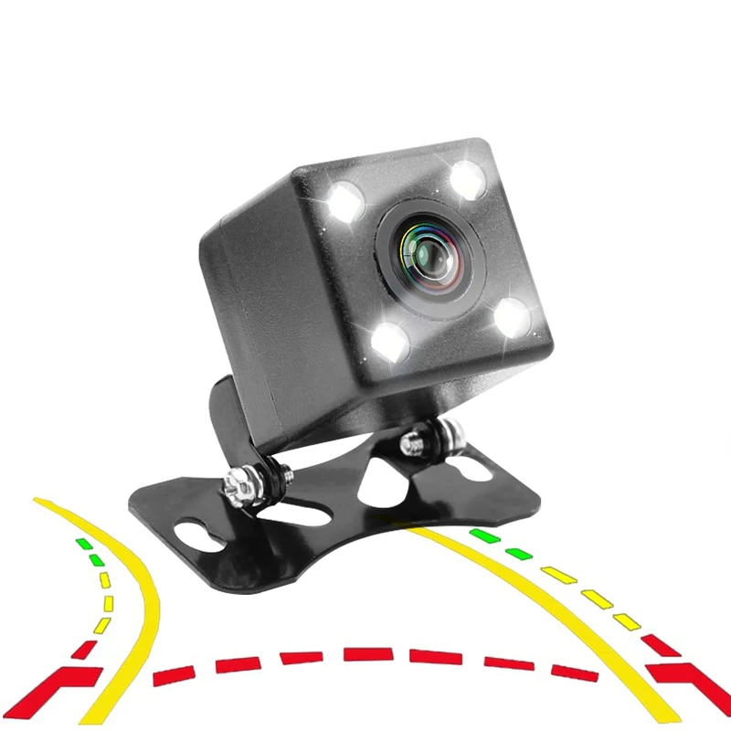 Автомобильная камера заднего вида, интеллектуальная динамическая траектория движения, камера заднего вида HD 170 градусов, камера заднего вида
