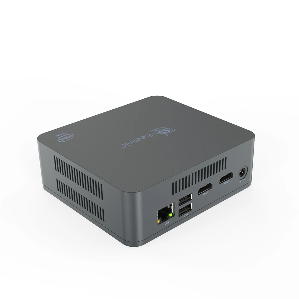 Beelink U55 Мини ПК компьютер Windows 10 8GB ram 512GB eMMC четырехъядерный процессор I3 5005U 4K