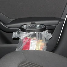 Автомобильный Органайзер держатель для мусорного мешка Складная Пластиковая Автомобильная корзина для мусора рама, ковш мусорный мешок