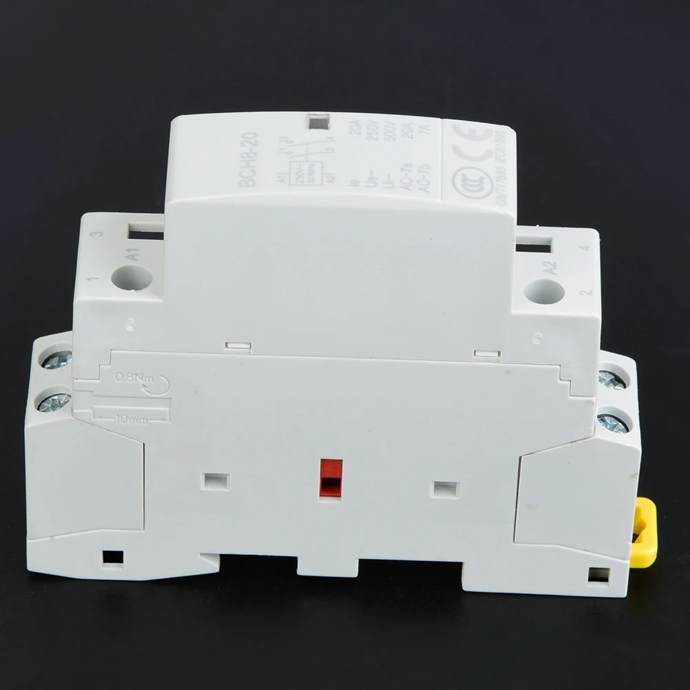 2P 20A 24V 220 V/230 V 50/60Hz AC контактор для дома на din рейке 1NO 1NC|Замыкатели| |