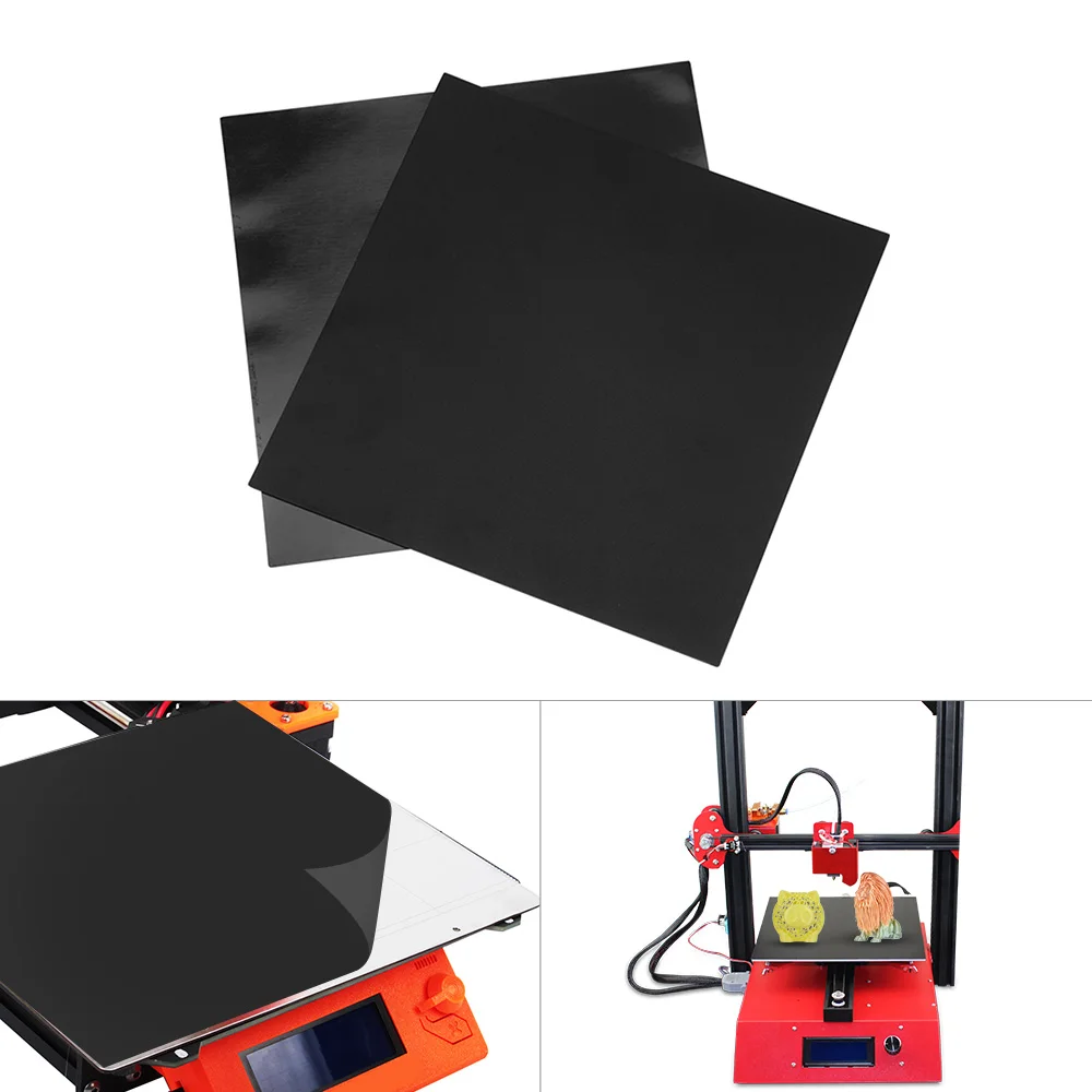 

3D Printer 200*200mm Build Plate Print Bed Tape Sheet Magnetic Heat Bed Square Sticker Set