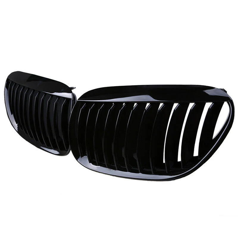 

Set Front Grilles Attachment Car Bumper Protective For BMW 6-Series E63 04-10 High Quality