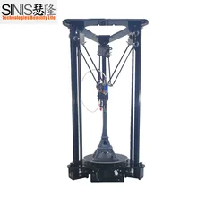 Chinese Online Sales Large delta Sinis T1-Plus 3d Printer Diy Kit with Laser Engraver and Touch Screen D180*320mm Impressora 3d