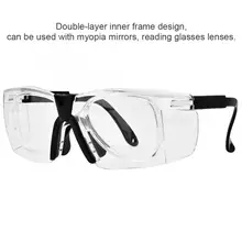 Двухслойные защитные очки против царапин линзы защитные очки для глаз