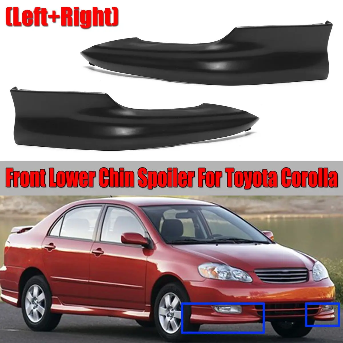 2 шт. передний бампер для Toyota Corolla 2003 2004 S|Амортизаторы| |