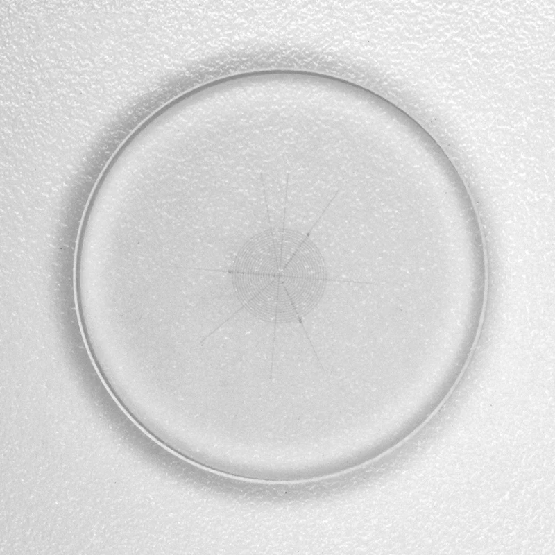 Diameter 16 mm Concentric Circle Ocular Micrometer 1X 2X 4X Reticle Scale Measurement Microscope Eyepiece Micrometer Calibration