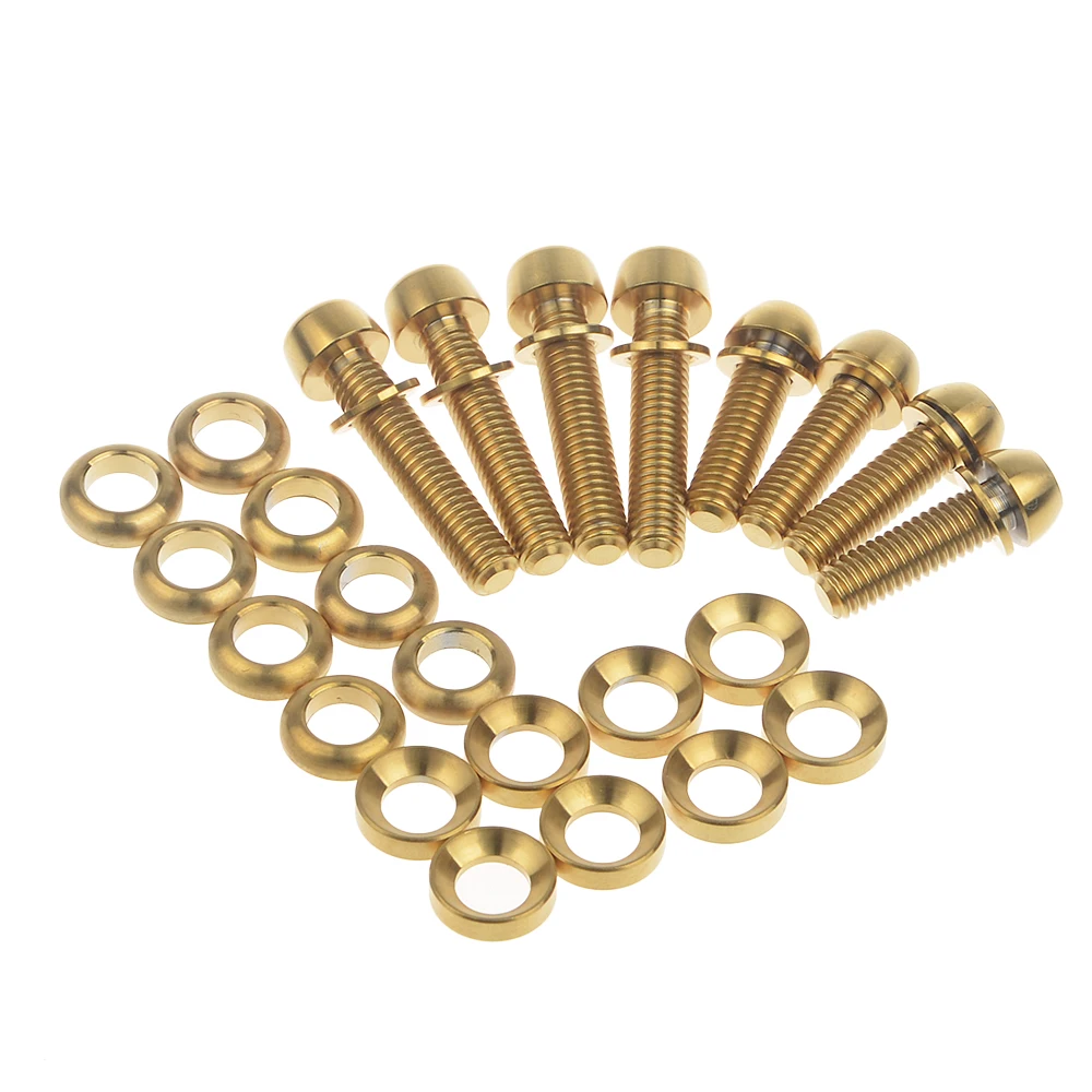 

Wanyifa Titanium Ti Bolt Kit for Sram Avid Elixir Code Juicy Disc Brake Caliper Mount Lever
