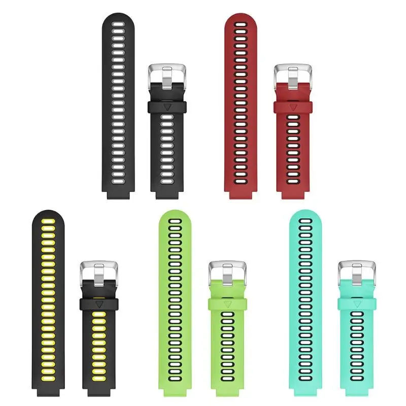 Ремешок силиконовый для смарт часов Garmin Forerunner 735XT 220 230 235 620 630|Смарт-аксессуары| |