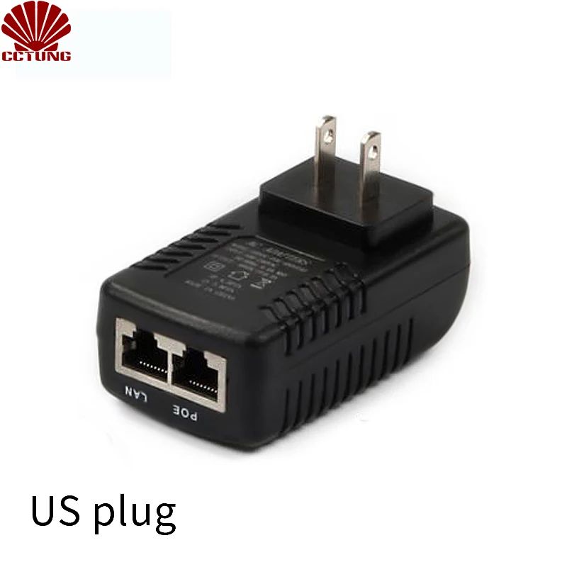 48 В DC 0.5A POE(питание по Ethernet) Инжектор для CCTV POE ip-камера POE коммутатор Ethernet адаптер питания EU/UK/US/AU вилка опционально