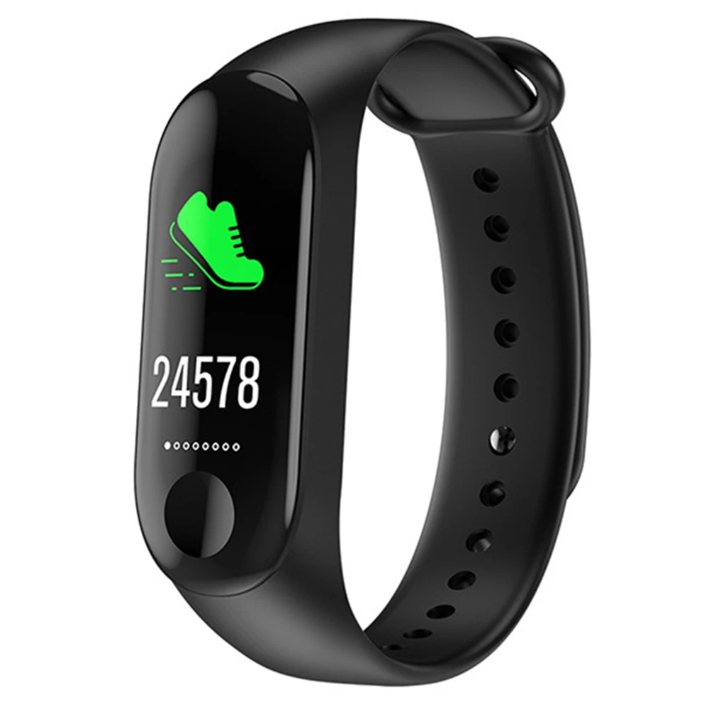 

2018 M3 Plus band Smart Wristband OLED Touch Screen Bracelet Fitness Tracker Heart Rate Sleep Monitoring Pedometer PK mi Band