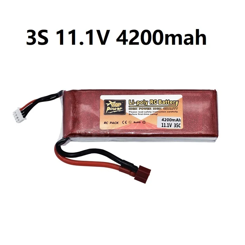 ZOP Мощность 4200 мАч 11 1 В Lipo Bettary для Ду вертолётом и самолета Rc игрушки v литий