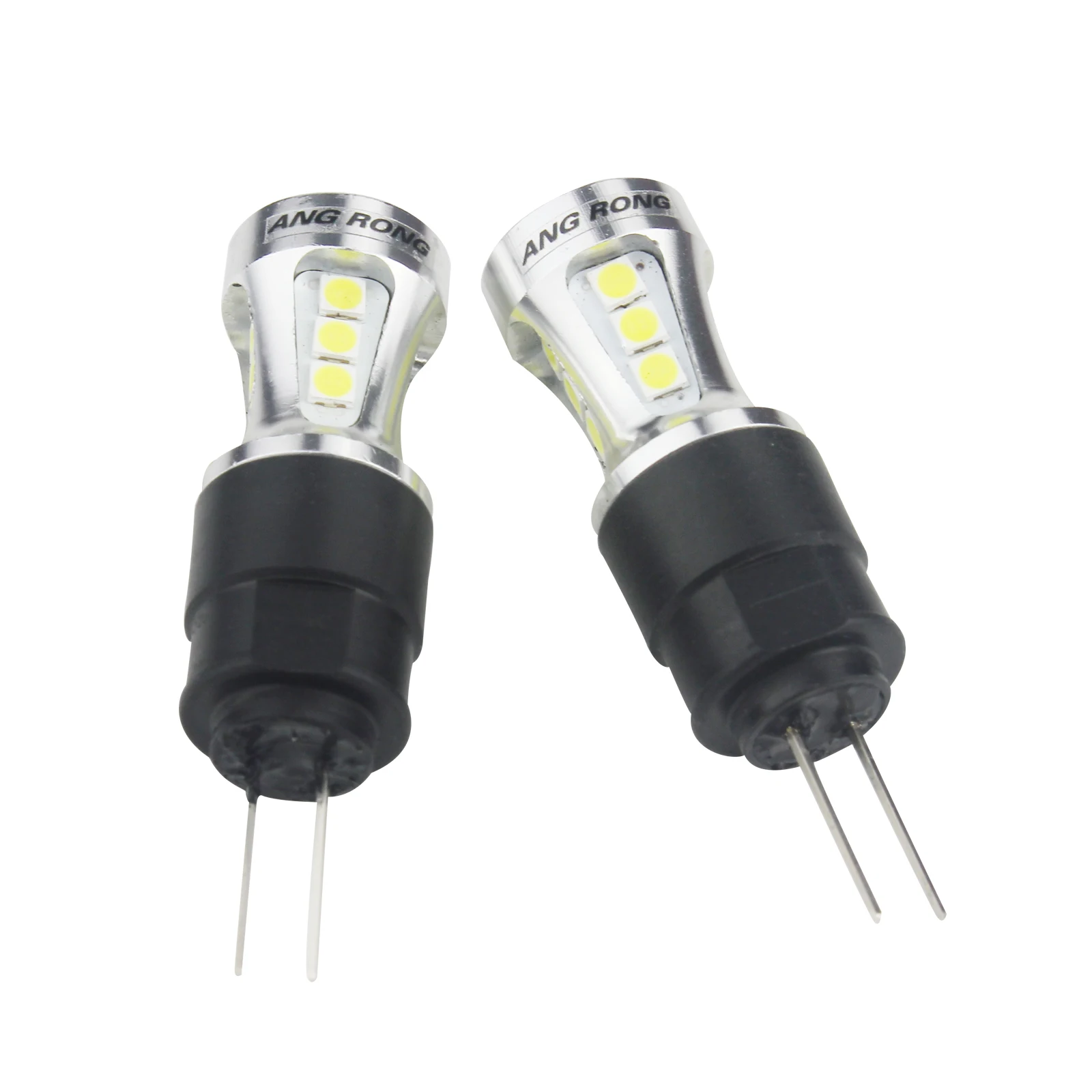 Angrong 2x HP24W HPY24W G4 18 SMD СВЕТОДИОДНЫЙ бортовой светильник дневного светильник лампы для peugeot 3008 5008 цитрона C5 белый 6000K