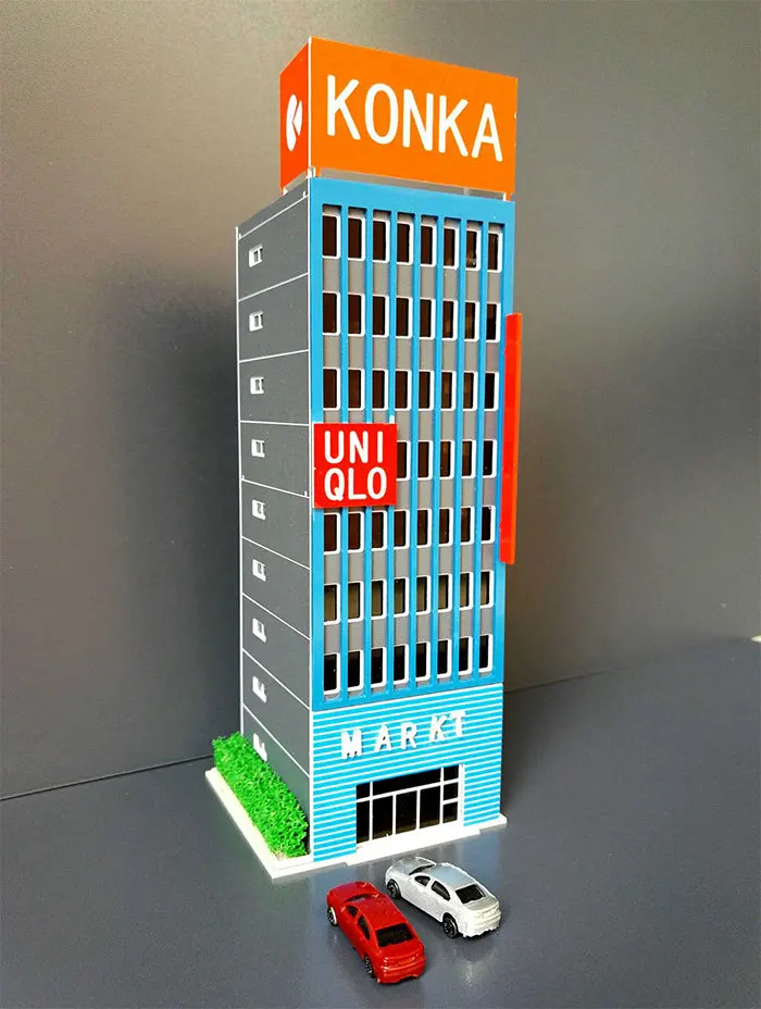 

Diy 1 /150 Scale N Imitation Building Model Special Mounting Scene Train Building Model Kits Model Plastic Building Model