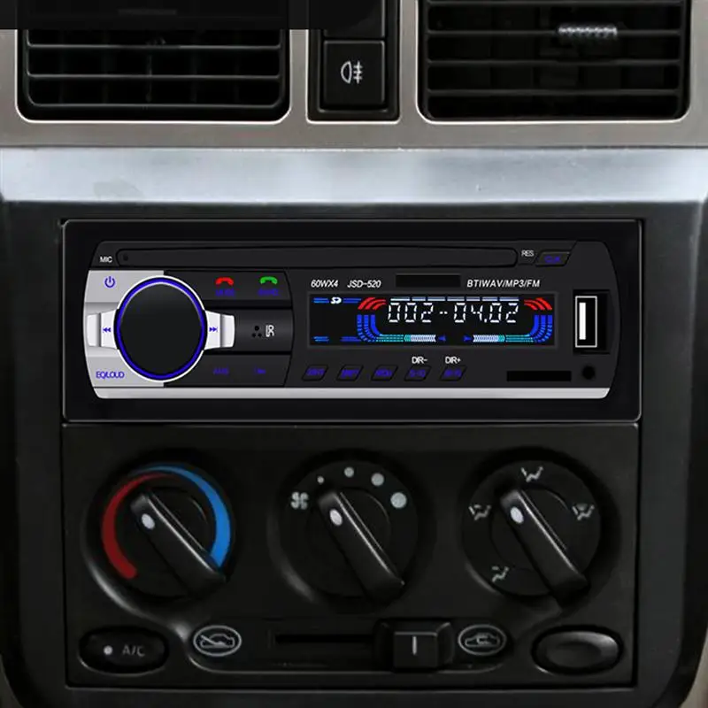 Автомобильный стерео fm радио MP3 аудио плеер Поддержка Bluetooth телефон с USB/SD MMC порт