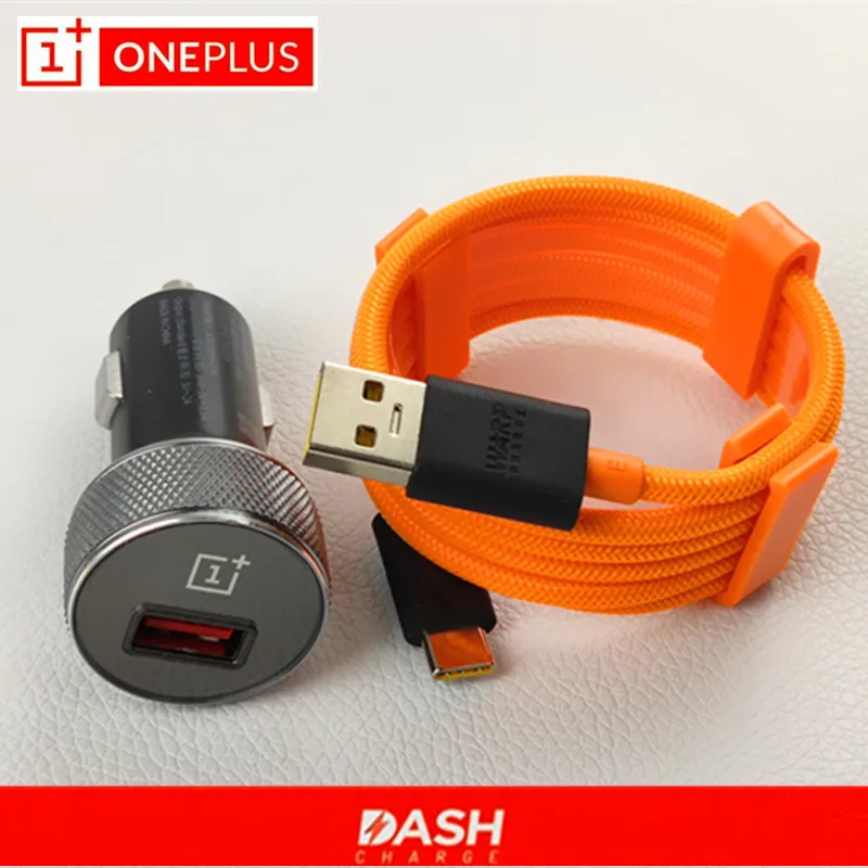 الأصلي Oneplus اندفاعة شاحن سيارة 6 6 T 5 t 5 3 t 3 واحد زائد الذكي QC 3.0 سريعة تهمة سريع شحن usb 3.1 نوع C كابل