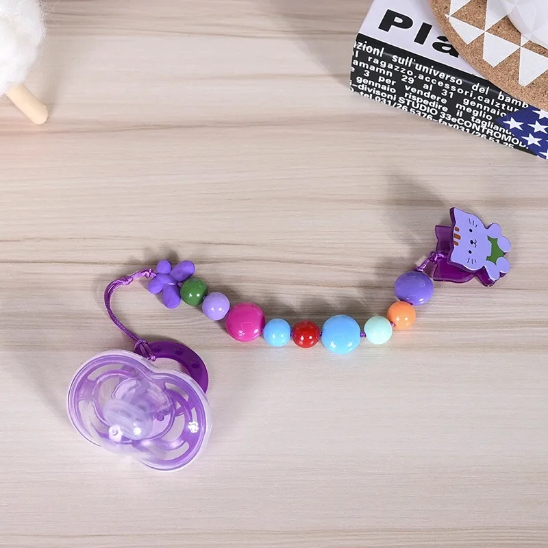 

Baby Nipple Pacifier Clip Chain Wooden Holder Chupetas Soother Pacifier Clips Leash Strap Nipple Holder For Infant Feeding