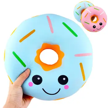 

10 Inch Big Expressiones Donut Slow Rising Toy Children/Adult Vent Soft Squeeze Stress Relieve Toy Home Decoration