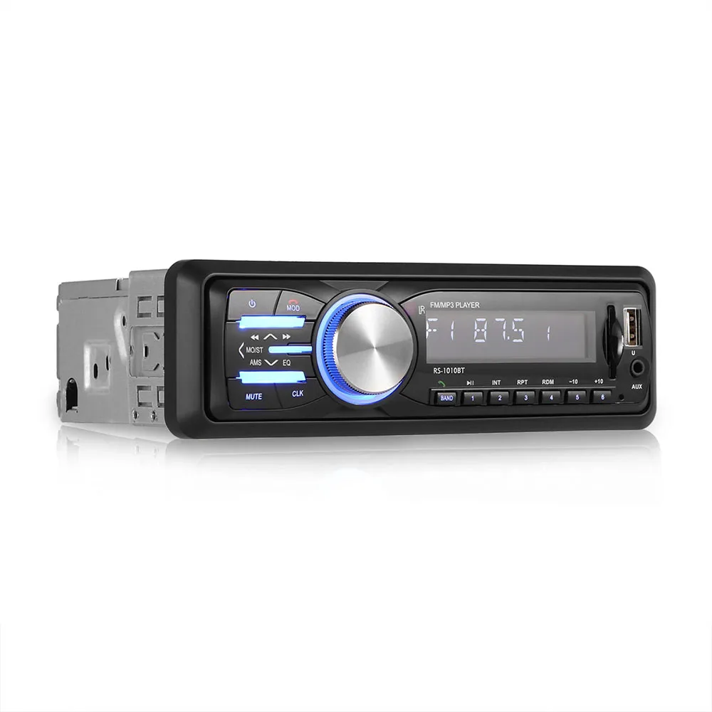 Onever Автомобильный MP3 плеер Bluetooth Авто Радио 60 Вт * 4 Поддержка громкой связи USB/SD/AUX/FM