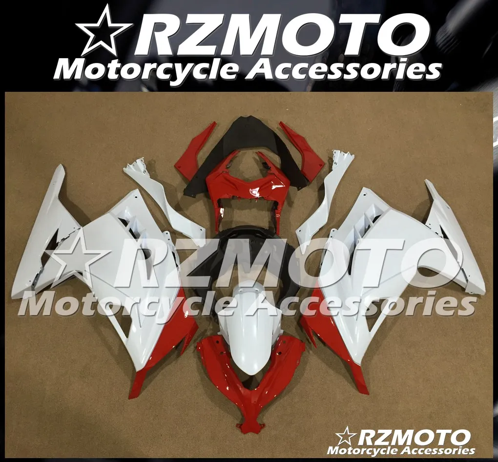ABS обтекатель кузова комплект пригодный для Kawasaki Ninja300R 13 14 15 16 17 Ninja250R EX250 EX300 2013 2014