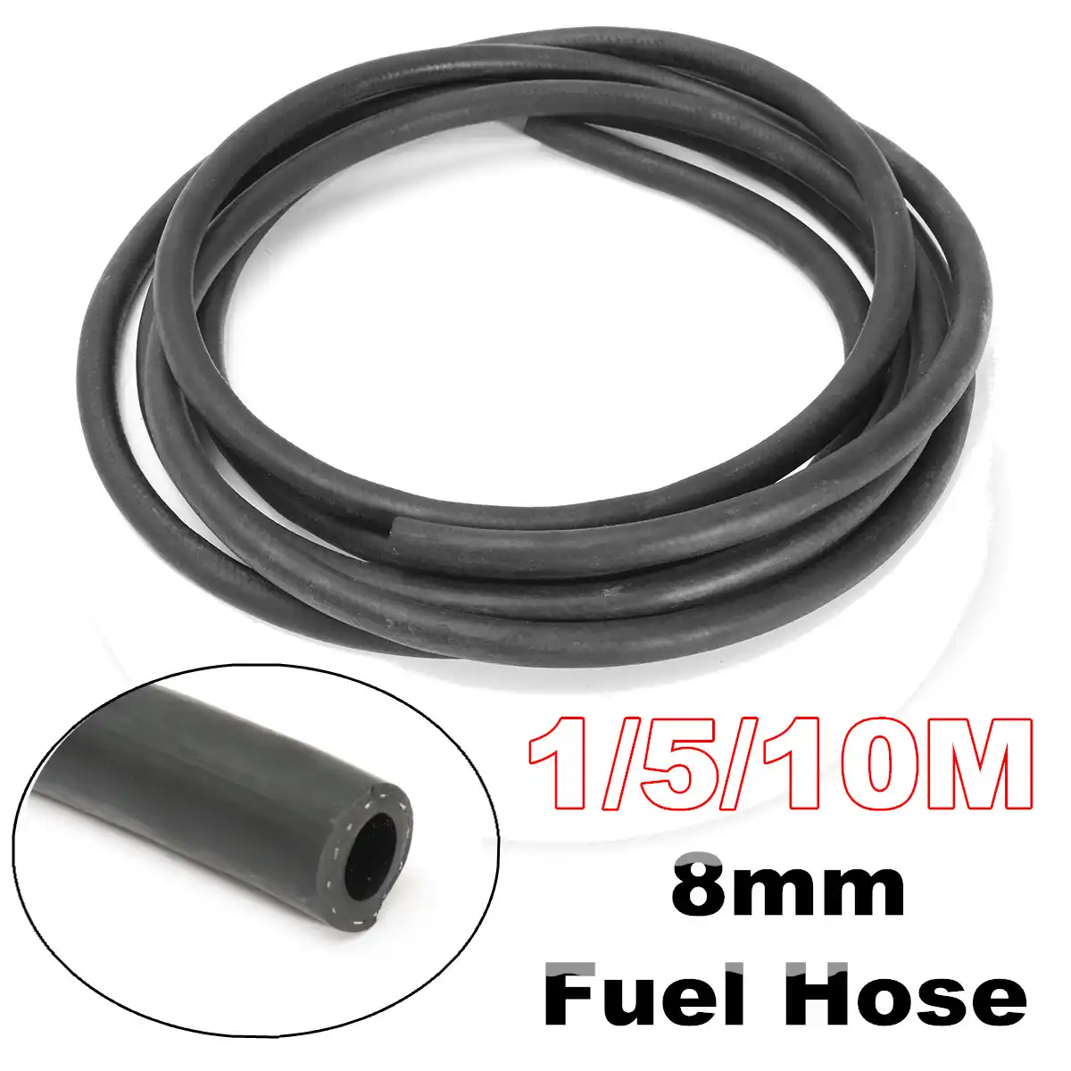 Gasolina manguera de combustible diésel de manguera manguera Ø 12,7mm x 3 metros de goma
